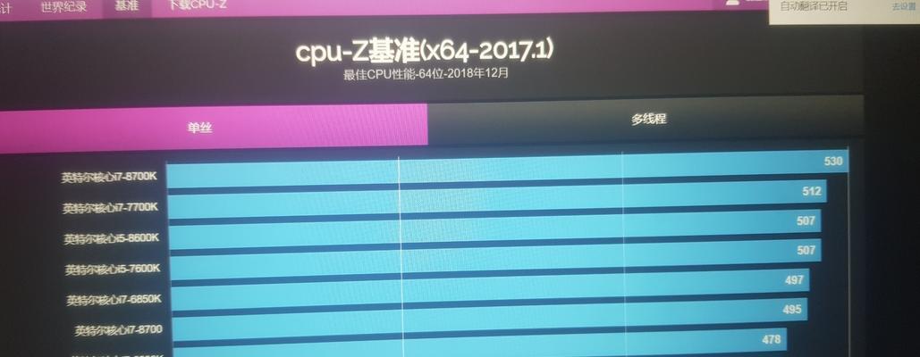 2021年电脑CPU性能排行榜发布（全面分析最新一代CPU性能表现，助你选购最佳处理器）