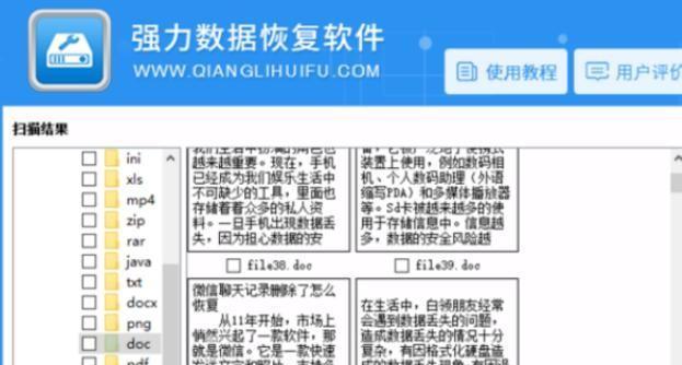 选择合适的格式化恢复软件（以格式化恢复软件哪个好为主题的综合评估与推荐）