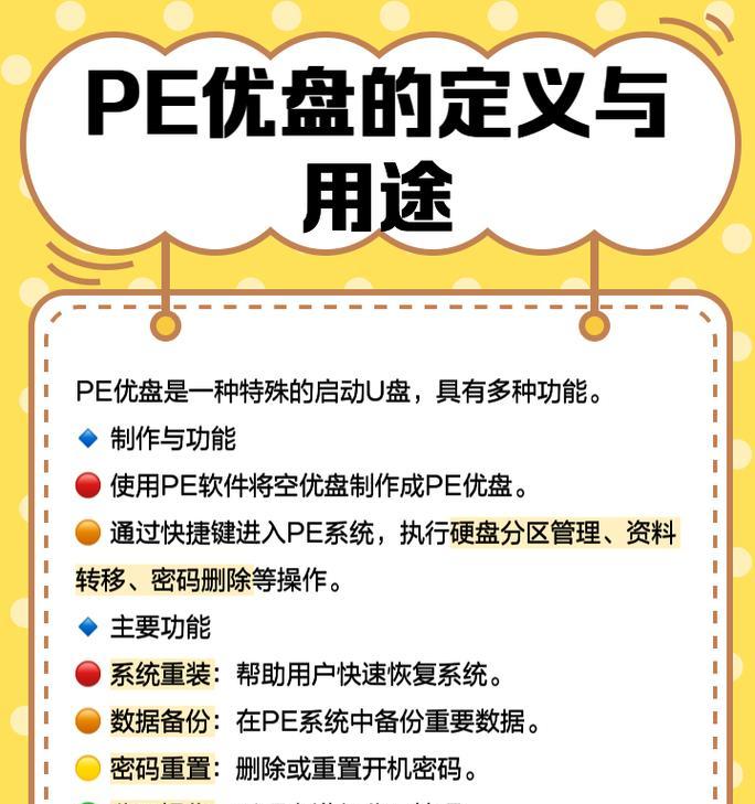 PE启动U盘的快速制作流程是什么？