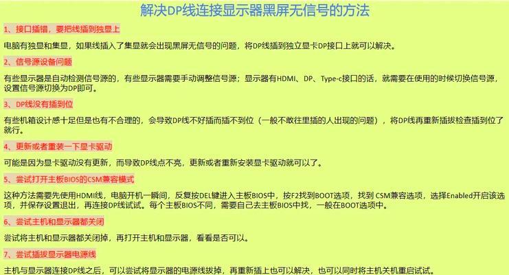 锐克电脑显示器不亮的原因及解决办法？